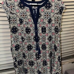 DR2 cap sleeve blouse XL